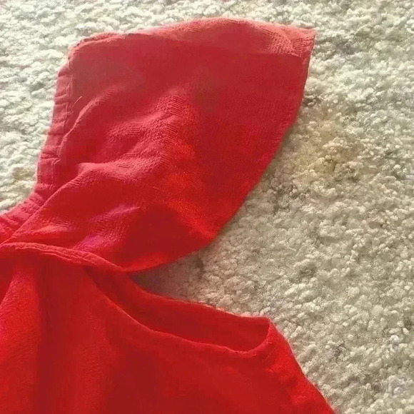 J. Crew Womens Orange XS Off the Shoulder Top - Picture 6 of 11